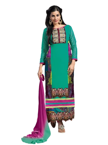 Trendz apparels Rosy Unstitched suit