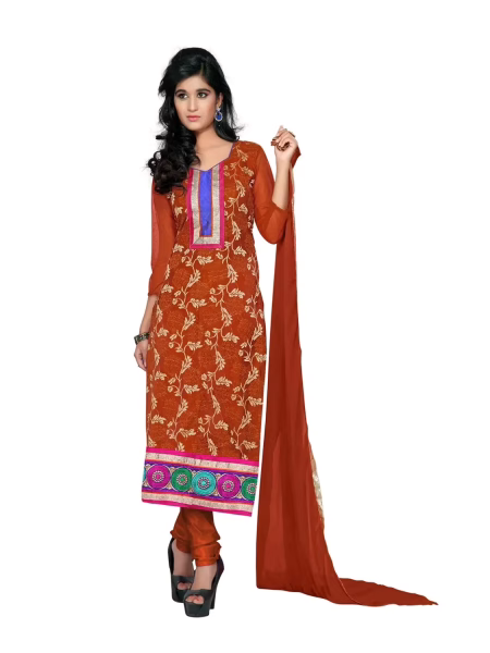 Trendz Apparels Afreen With Fancy Dupatta