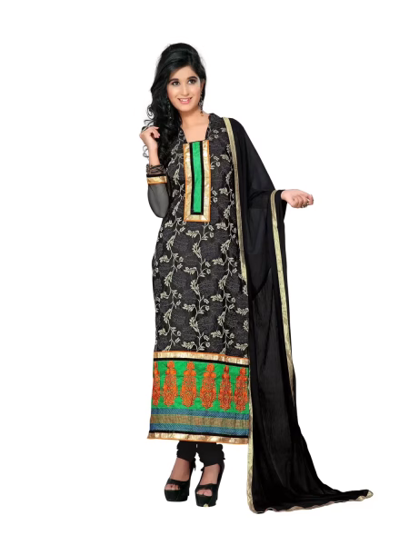 Trendz Apparels Afreen With Fancy Dupatta