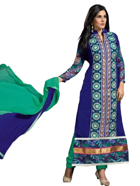 Trendz apparels Rosy Unstitched suit