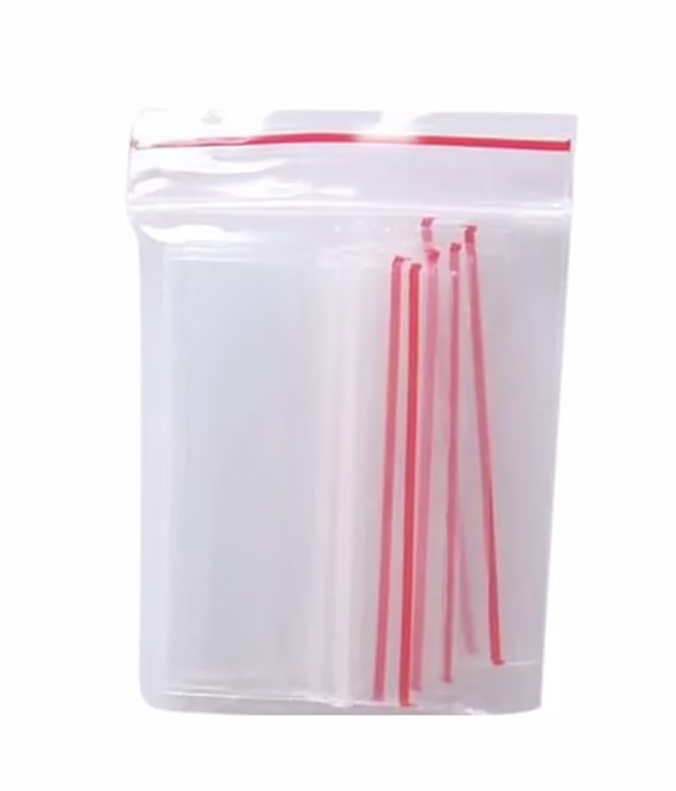 SuperDeals Transparent Zip Lock Bag (size 7.5 inch By 6 Inch) 100 Pieces Packet