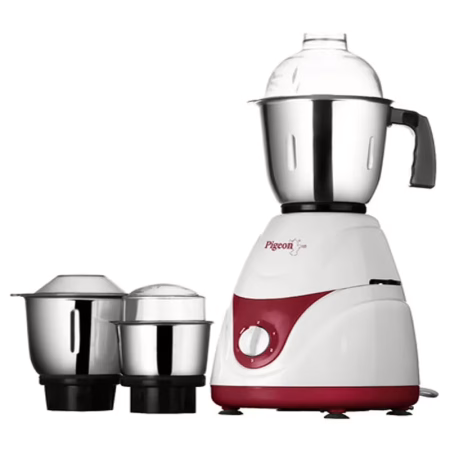 Pigeon TRUMIX Mixer Grinder Red And White