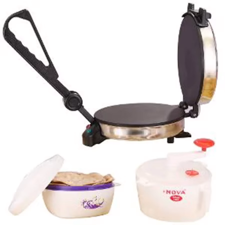 Roti Make with Dough Maker & Casserole By Nova
