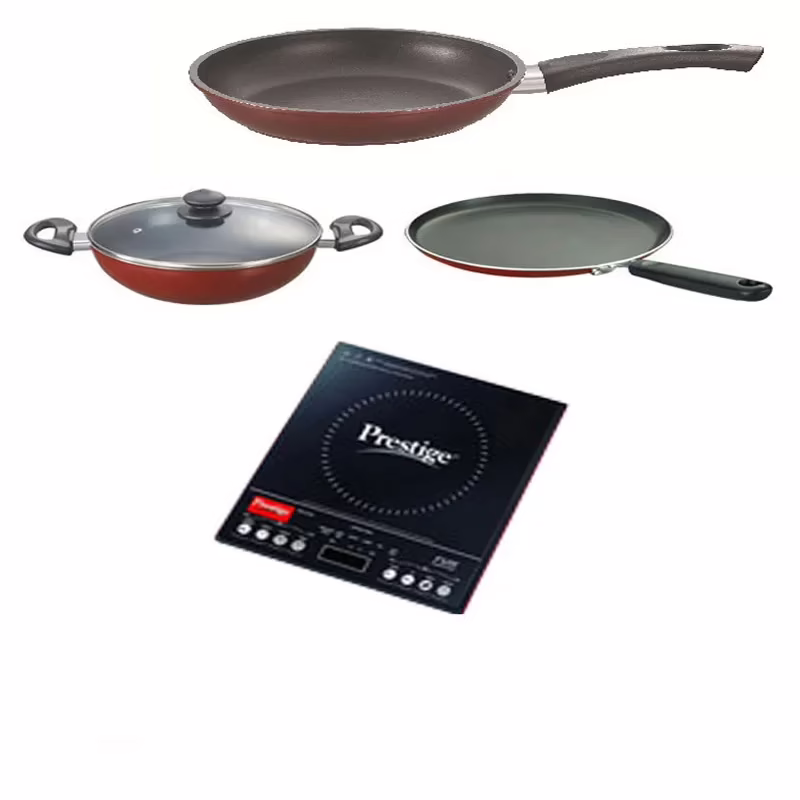 Prestige PIC 3.0 V2 + Prestige Omega Deulxe Cookware Set (3 pcs) -BYK