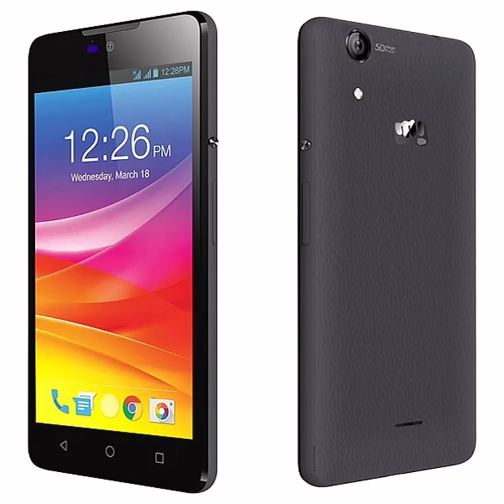 Micromax Canvas Selfie 2 Q340 (8GB, Black)
