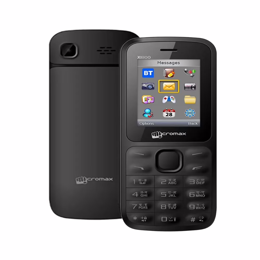Micromax Joy X1800 (Black)-(Without Charger & Earphone)