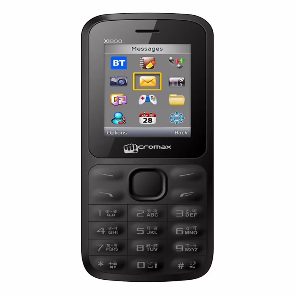 Micromax Joy X1800 (Black)-(Without Charger & Earphone)
