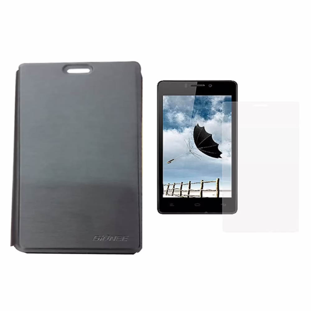 Gionee M2 8GB Black with Flip Cover & Screen Guard