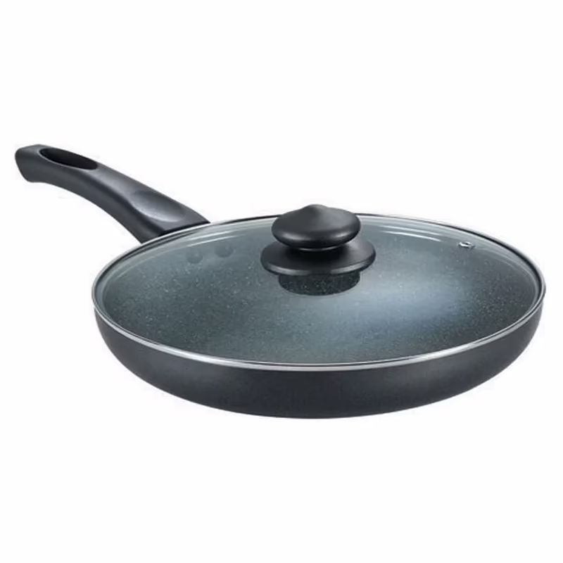 Prestige Omega Deluxe Granite Fry Pan With Lid - 240 Mm
