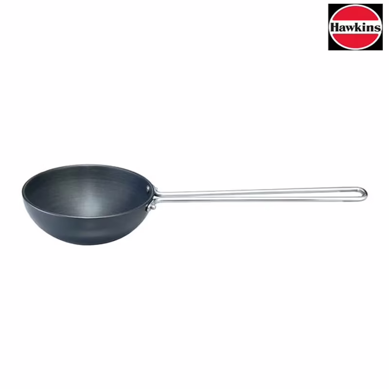 Hawkins 12 cm Dia Hard Anodized Tadka Pan (Spice Heating Pans)