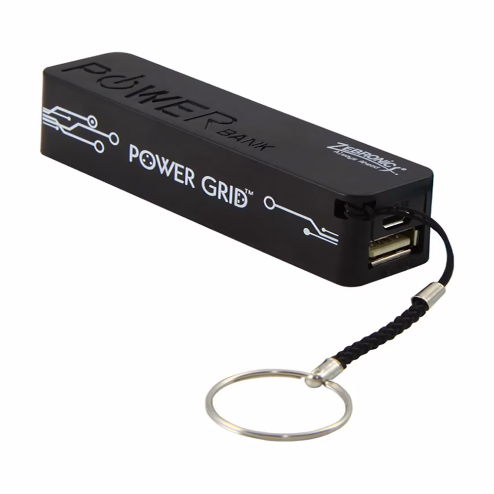 Zebronics 2200 Mah Power Bank - Black