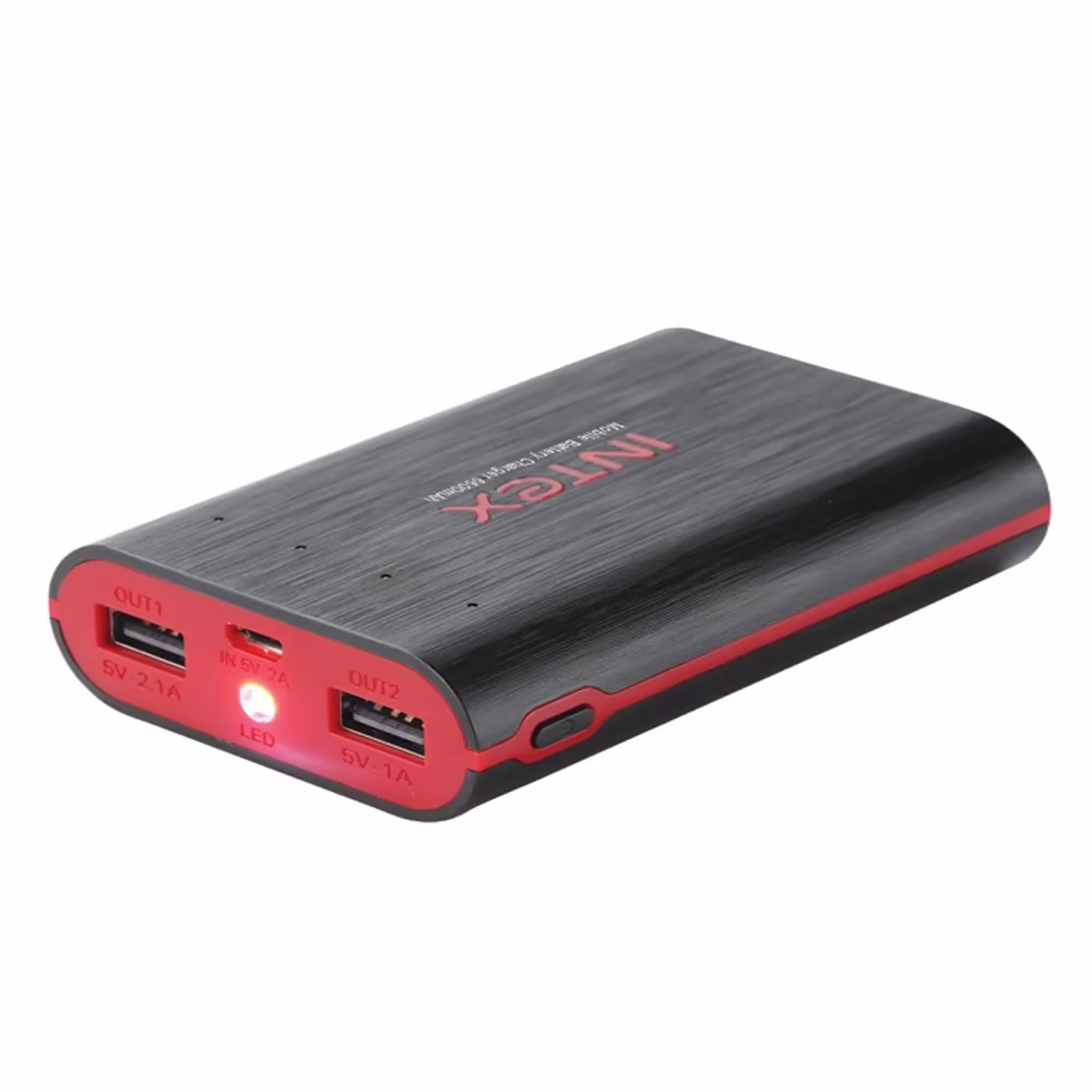 Intex IT-PB6.6K 6600mAh Power Bank Red & Black