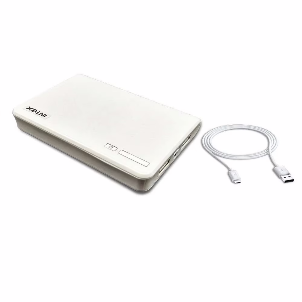Intex pb8k 8000 mAh White Charger