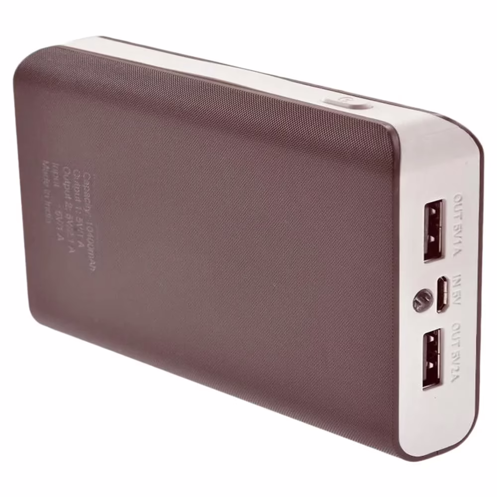 Livguard 10400 mAh Power Bank Powered by Samsung SDI Cell - Brown