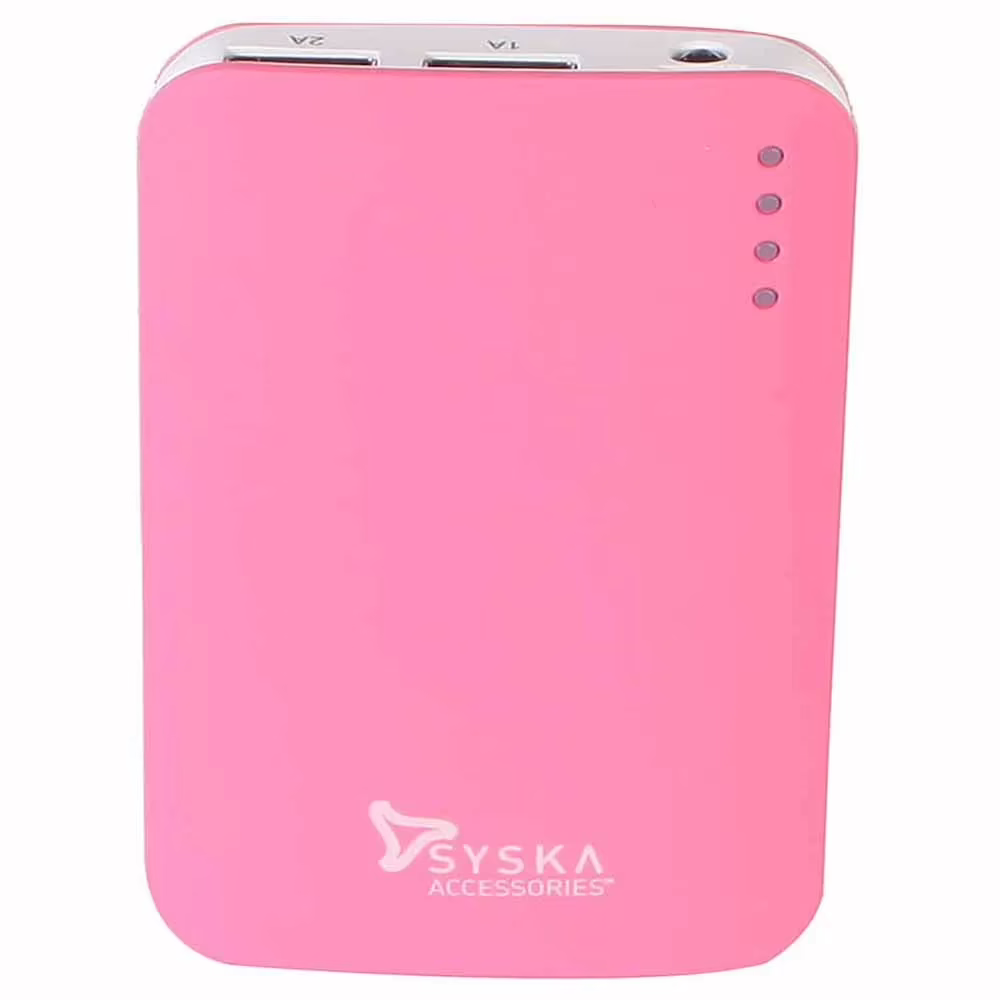 Syska Power Elite 78 7800 mAh Power Bank - Rose