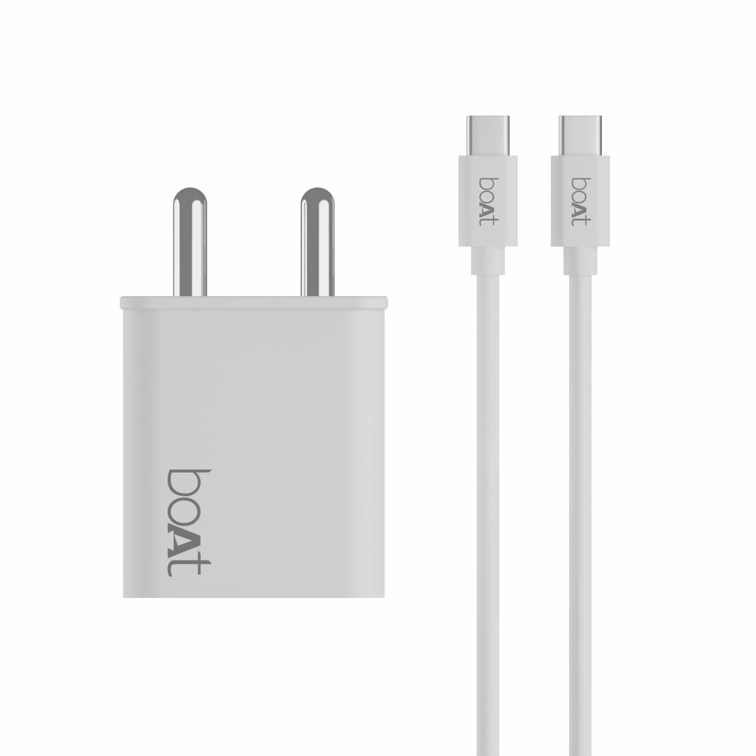 boAt 22.5 W Quick Charge 3 A Mobile Charger with Detachable Cable??(White, Cable Included)