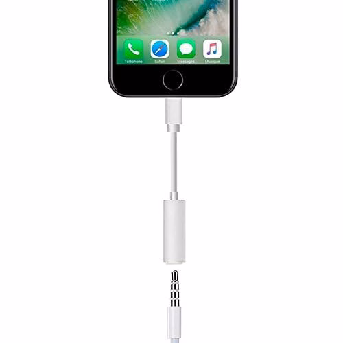 Apple White MMX62ZM/A Lightning to 3.5 mm Phone Converter??(Android, iOS) - Image 3