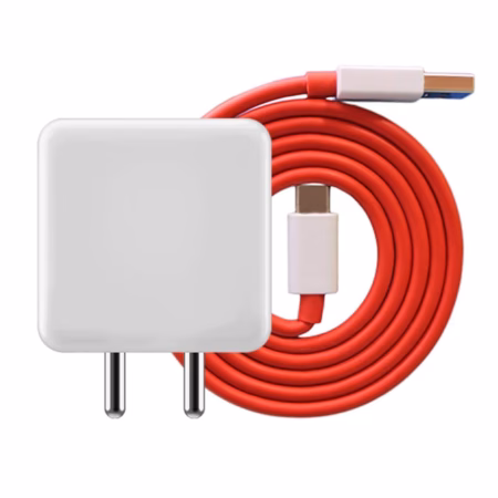 MAK 80 W SuperVOOC 6 A Mobile Charger with Detachable Cable??(White, Cable Included)