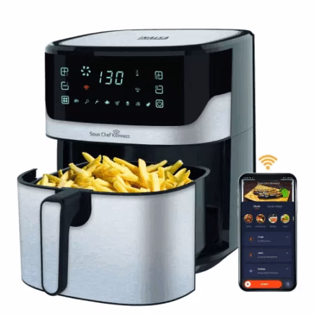 Inalsa Sous Chef Konnect 1600W|Smart Digital Wi-fi Connect|6.5L Large Capacity Air Fryer??(6.5 L)