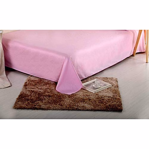 Seasons Double Pink Bedsheet with 2 Pillow Cover - Image 3