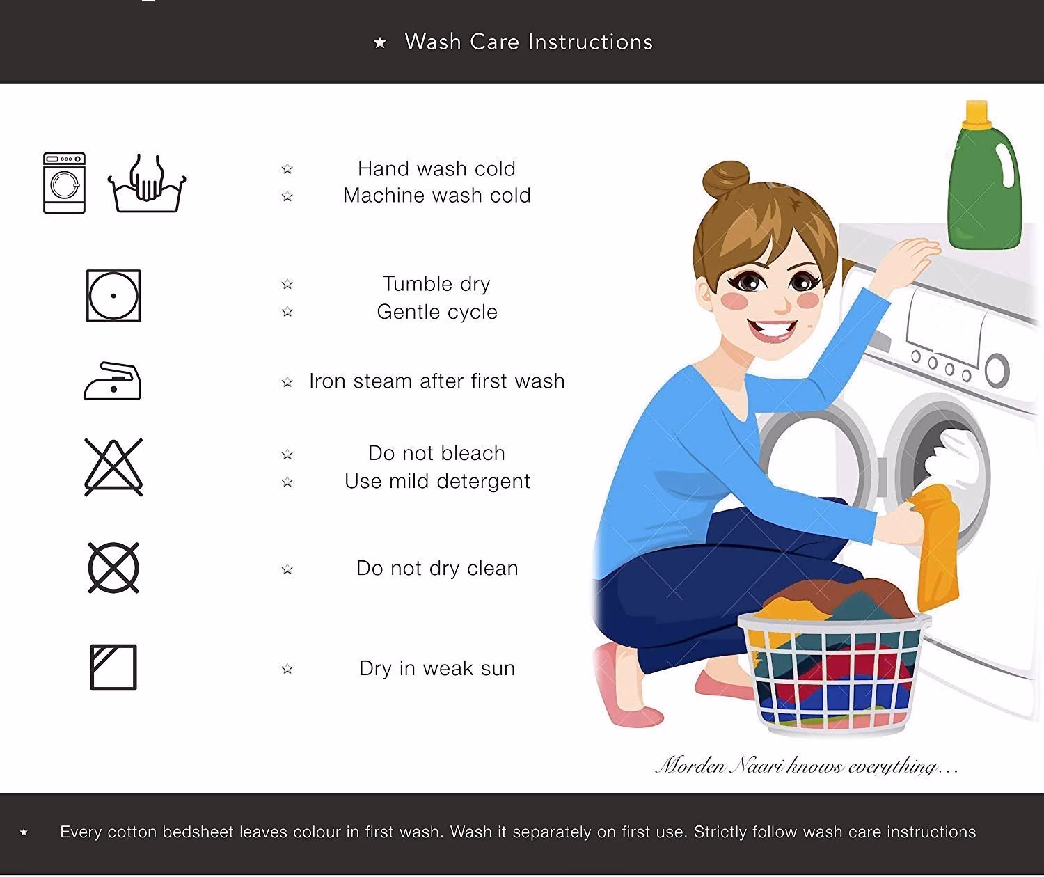 Seasons Double Pink Bedsheet with 2 Pillow Cover - Image 4