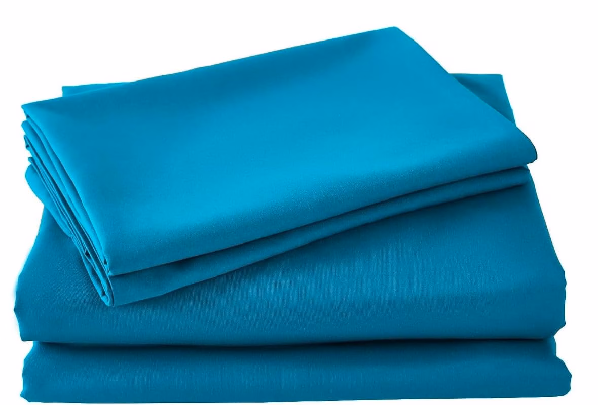 Seasons Bedsheet for Single Bed with 1 Pillow Cover, Teal - Image 4