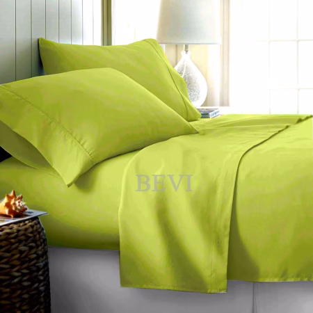 Seasons Double Bedsheet, 2 Pillow Cover,Plain Neon