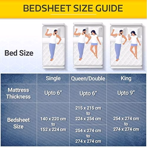 Seasons Plain Bedsheet for Single Bed, 1 Pillow Cover, Black - Image 4