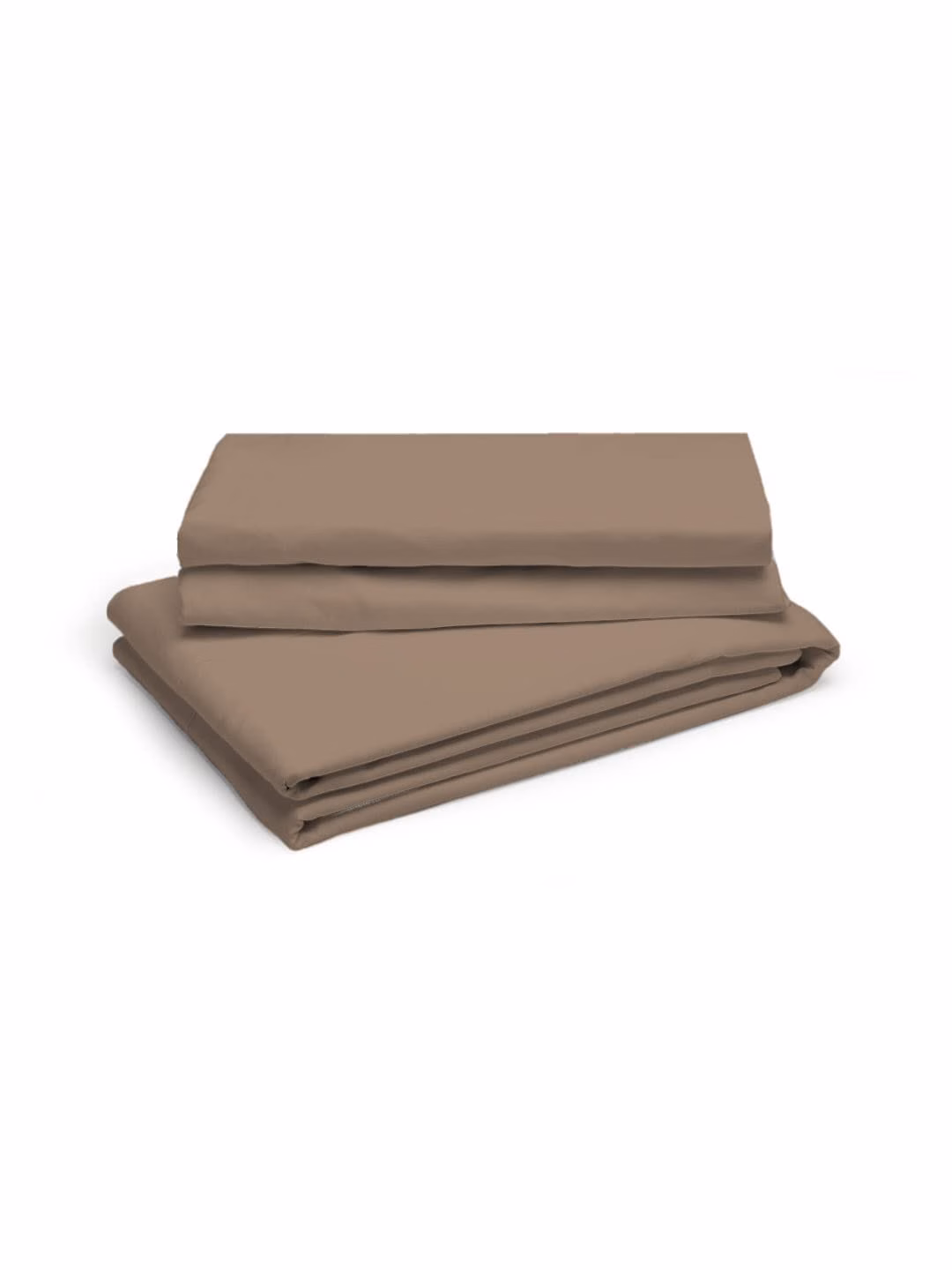Seasons Plain Bedsheet For Single Bed with 1 Pillow Cover, Brown - Image 4
