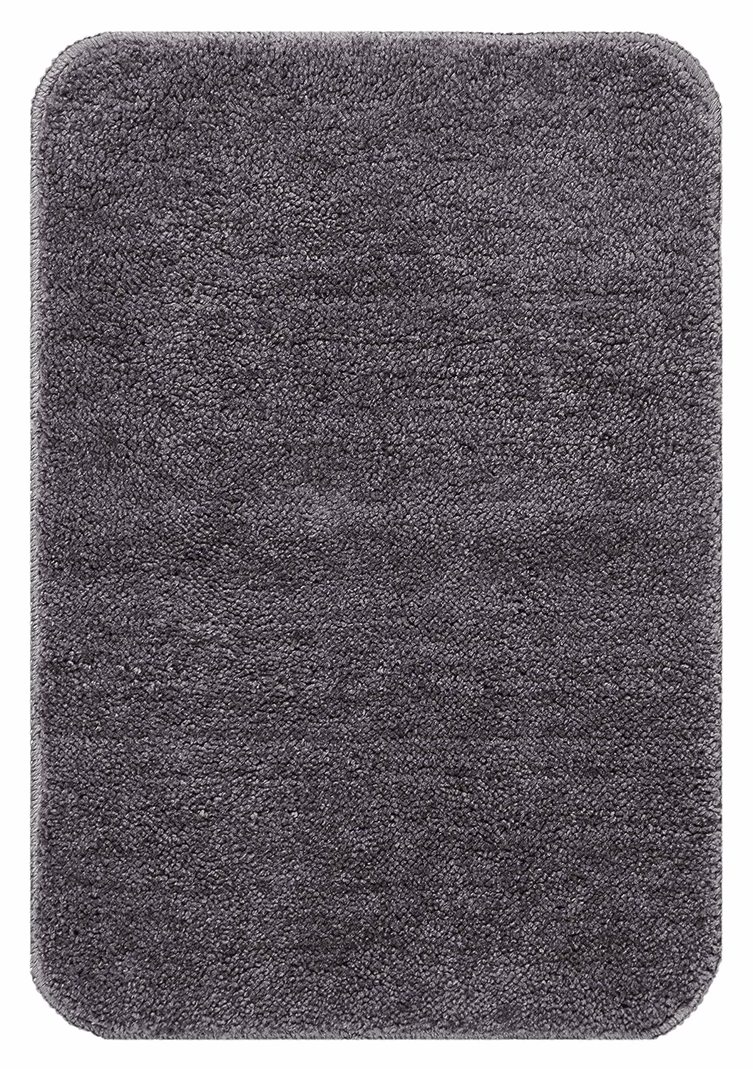 Seasons Microfiber Anti-Skid Bath Mat Pack of 2, Grey - Image 4