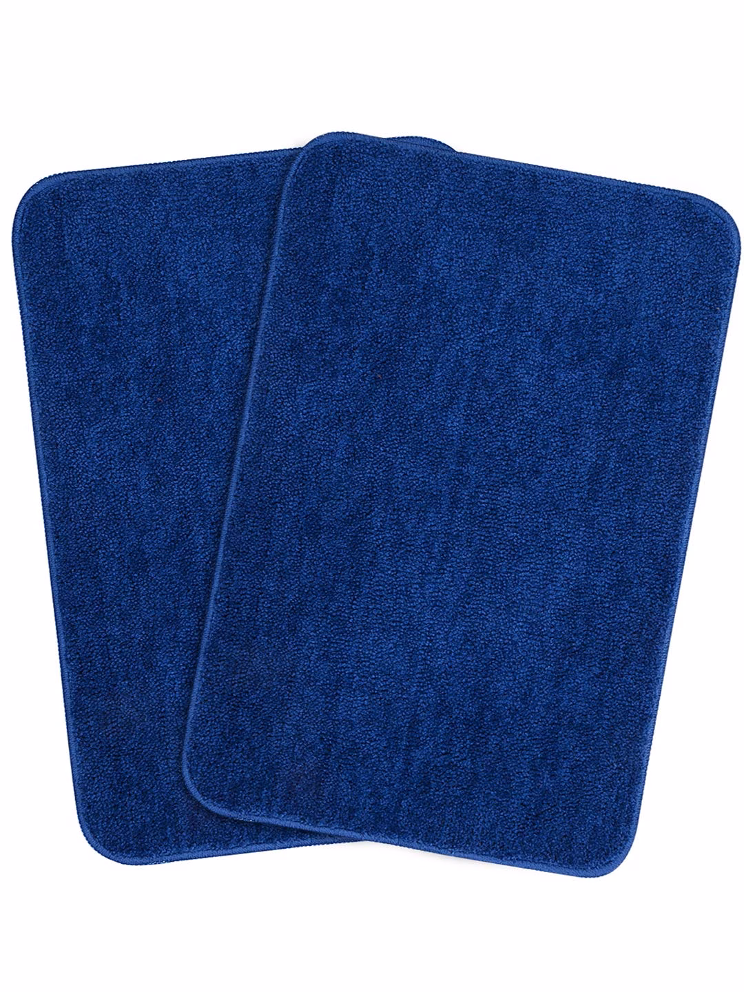 Seasons Microfiber Anti-Skid Bath Mat Pack of 2,Blue - Image 3