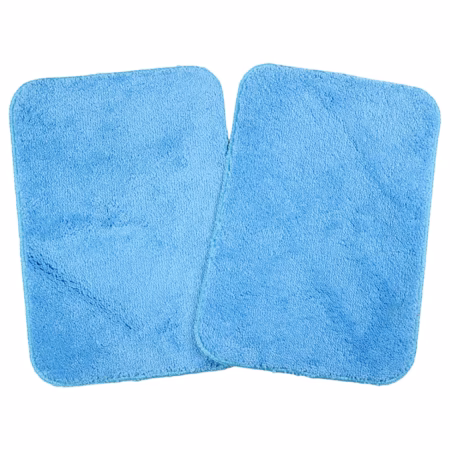 Seasons Microfiber Bath Mat Pack of 2, Blue