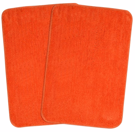Seasons Anti-Skid Bath Mat Pack of 2,Orange