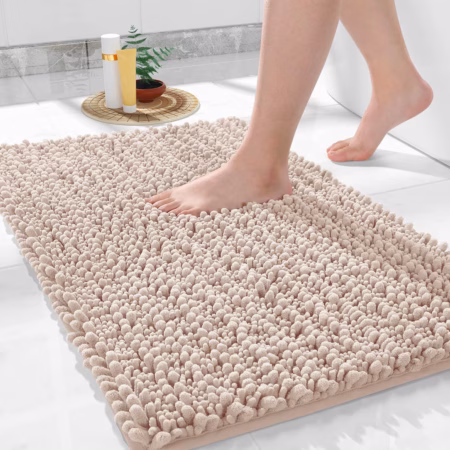Seasons Soft Bath Mat for Bathroom, Beige