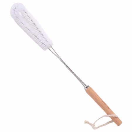 Seasons Glass and Bottle Cleaning Brush with Long Handle,Normal and Baby Bottle Cleaner Brush, Sleek Wooden Handle & Ultra Soft Bristles, Effective Cleaning Tool for Glassware & Bottles