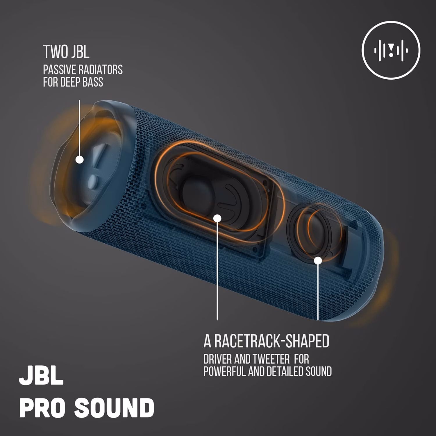 JBL Flip 6 with 12Hr Playtime, Customize Audio by JBL App,IP67 Rating, Portable 30 W Bluetooth Speaker?(Blue, Stereo Channel) - Image 3