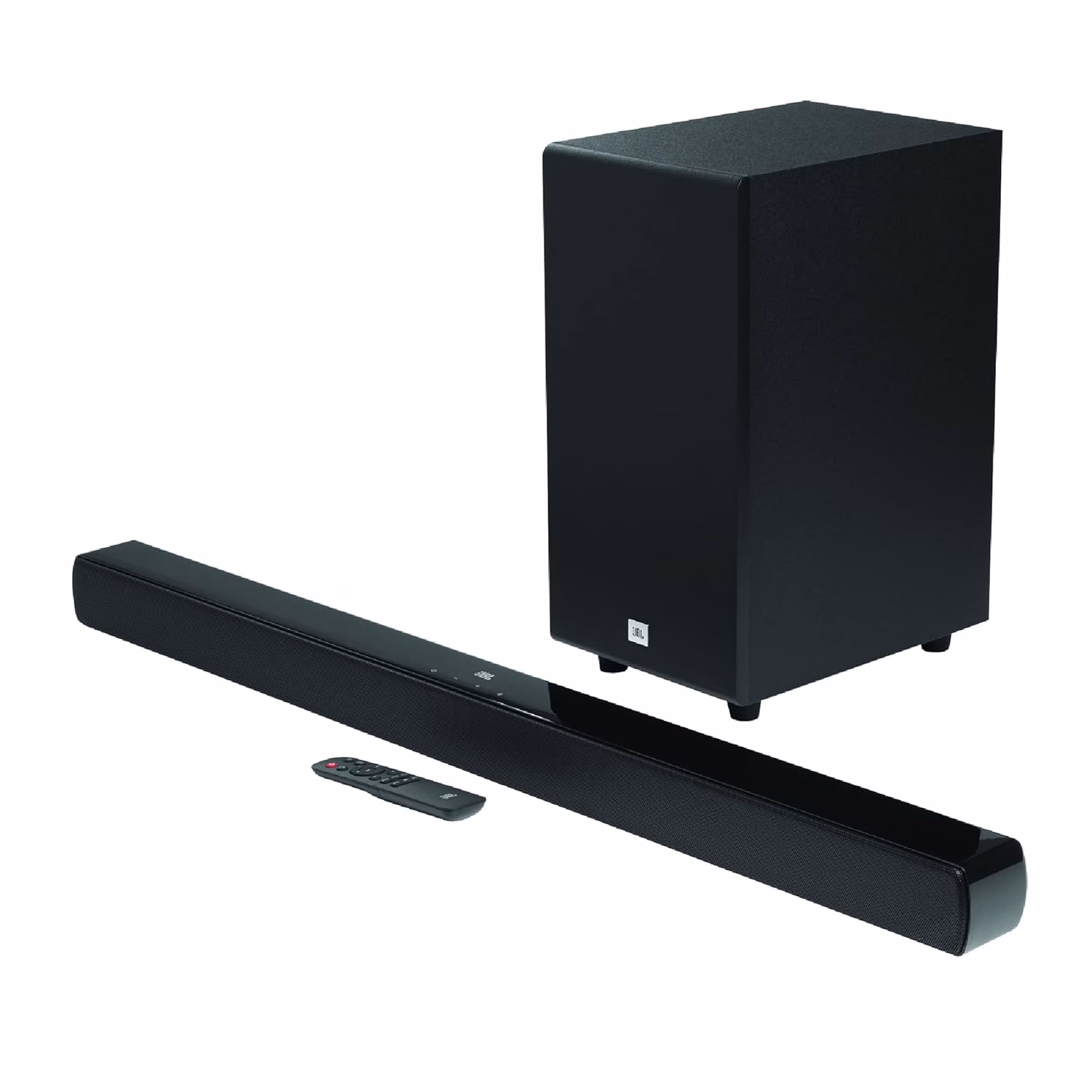 JBL Cinema SB190, Dolby Atmos Sound, Wireless Subwoofer for Extra Deep Bass 380 W Bluetooth Soundbar?(Black, 2.1 Channel)