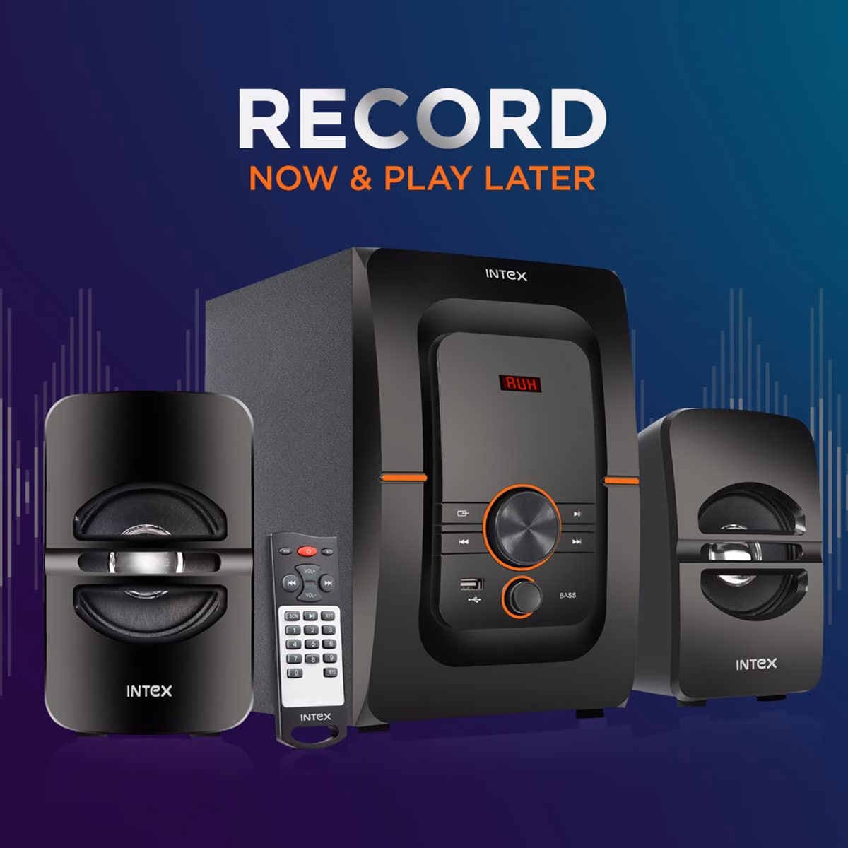 Intex 2.1 Bang Plus FMUB OS 54 W Bluetooth Home Theatre?(Black, 2.1 Channel) - Image 3