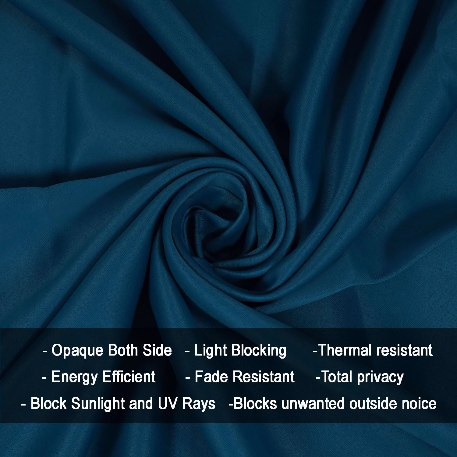 Seasons Window Curtains Blue 5 Feet Single Pcs - Image 4