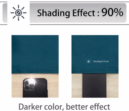 Seasons Blue Curtains Long Door 8 Feet