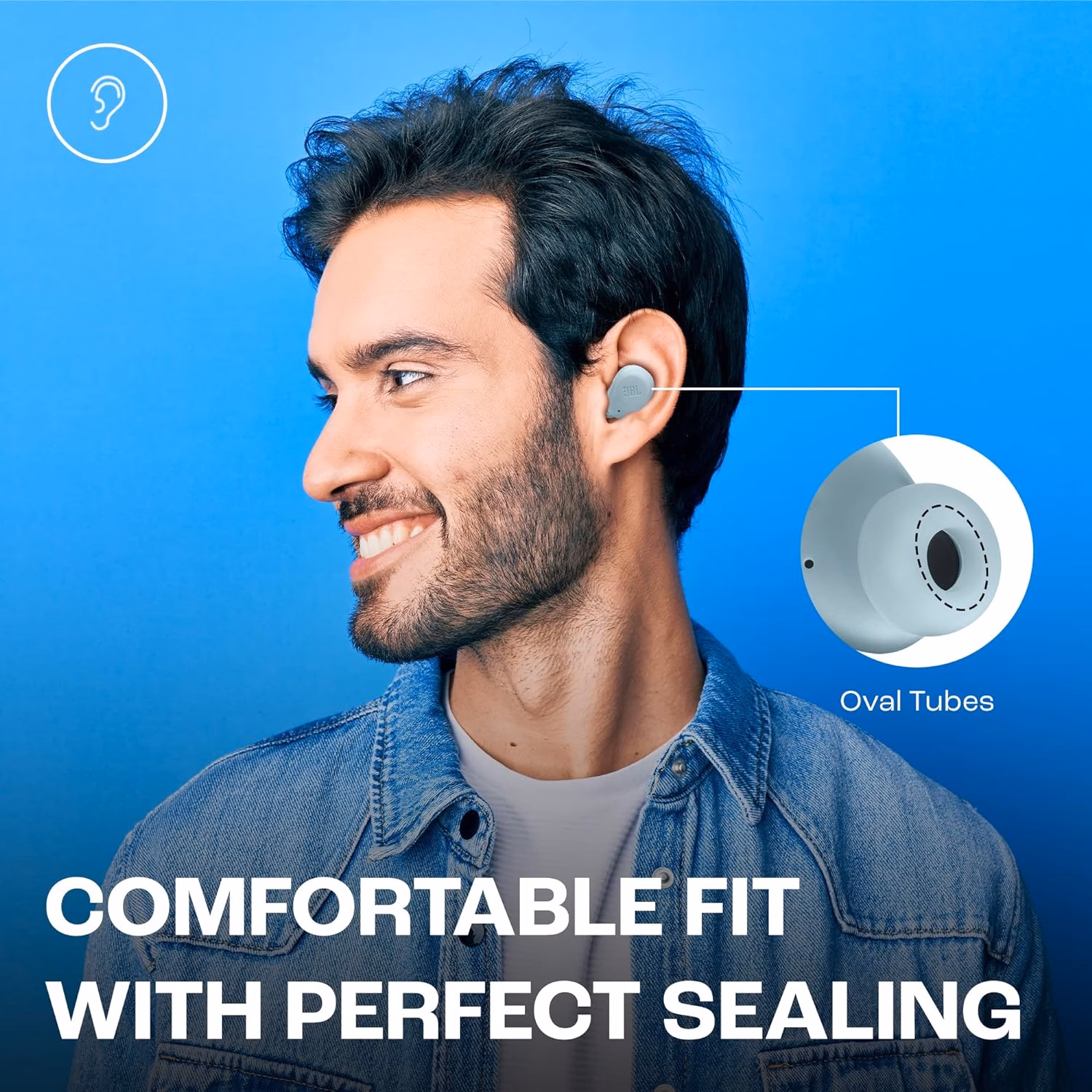 JBL Wave Buds TWS, 32Hr Playtime, IP54, Smart Ambient & TalkThru Mode, JBL App, Bluetooth Headset??(Mint, In the Ear) - Image 4