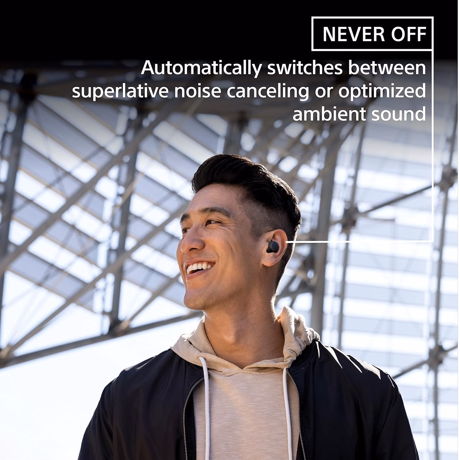 SONY WF-LS900N Battery Life: 20hours, Noise Cancellation, TWS Bluetooth Headset??(Black, True Wireless) - Image 4