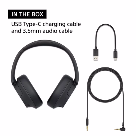 SONY WH-CH720N Active Noise Cancelling, 50 Hrs. Battery life, Multipoint Connection Bluetooth Headset??(Black, On the Ear)