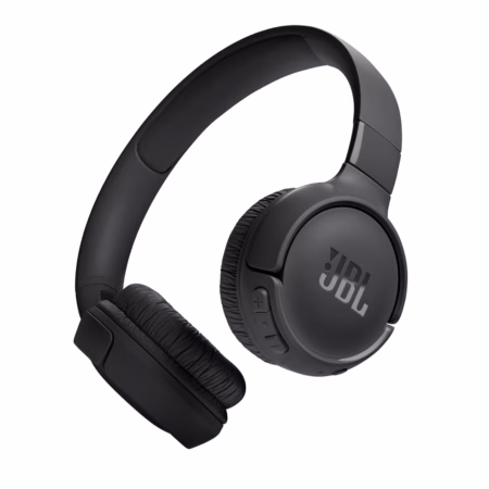JBL Tune 520 BT 57Hr Playtime, Pure Bass, Multi Connect Bluetooth Headset, BT 5.3LE Bluetooth Headset??(Black, On the Ear)