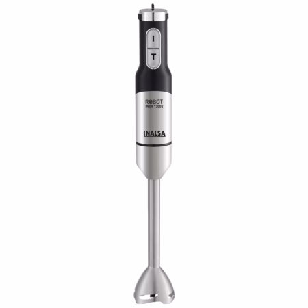 Inalsa Robot Inox 1200 1200 W Hand Blender?(Black/ Silver)