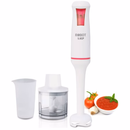 Inalsa Robot 5.0 CP With Chopper DC Motor 500 W Chopper, Hand Blender?(White, Pink)