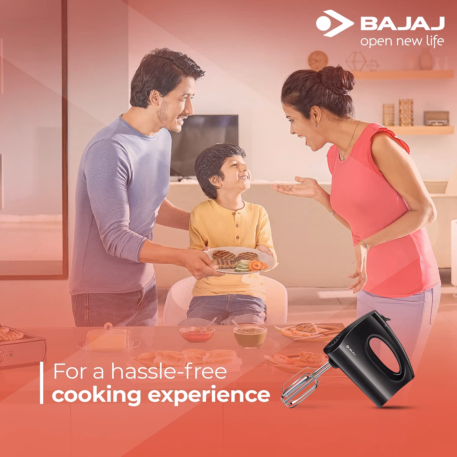 Bajaj by Bajaj Electrical Majesty HM01 250 W Hand Blender?(Black) - Image 3