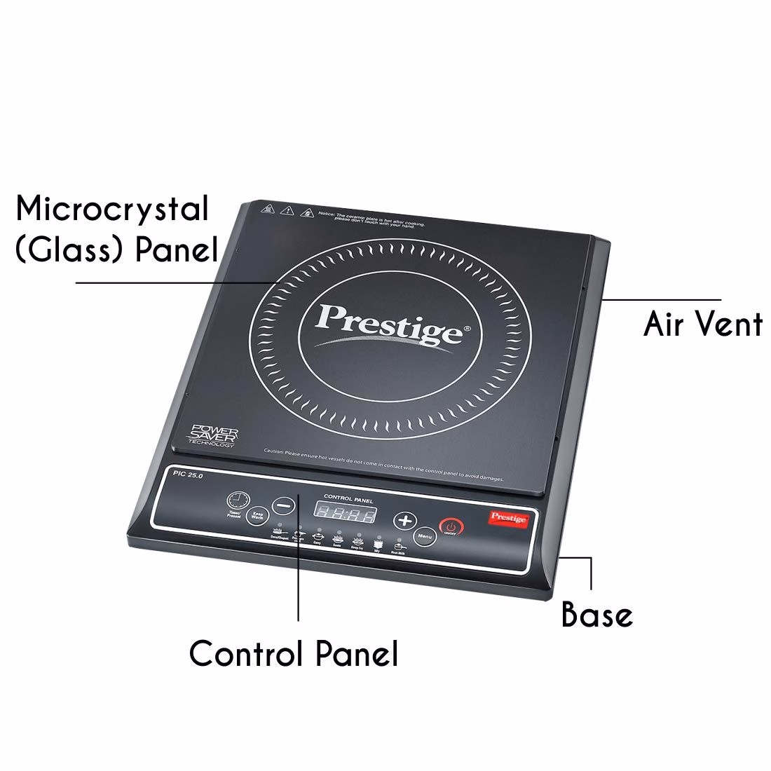 Prestige PIC 25.0 Induction Cooktop??(Black, Push Button) - Image 3