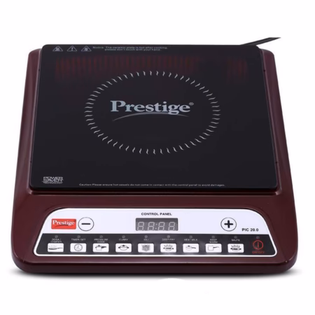 Prestige PIC 20.0 MAROON Induction Cooktop??(Maroon, Black, Push Button)