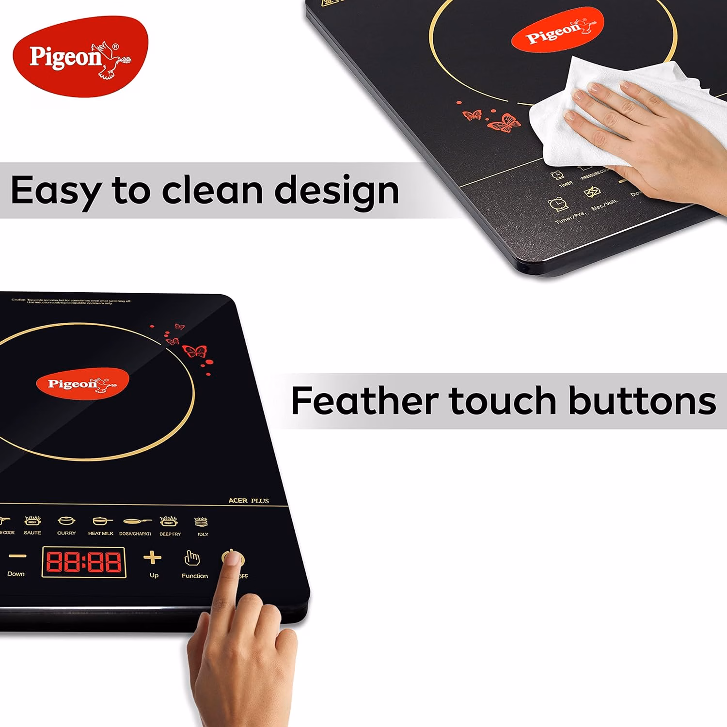 Pigeon Acer plus Induction Cooktop??(Black, Touch Panel) - Image 3